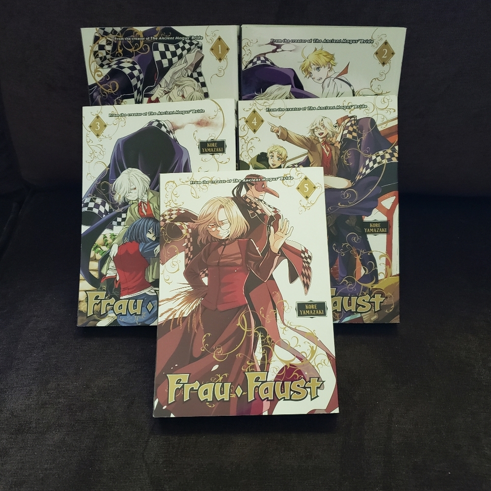 Frau Faust Volumes 1-5 Complete Series Manga Bundle Lot